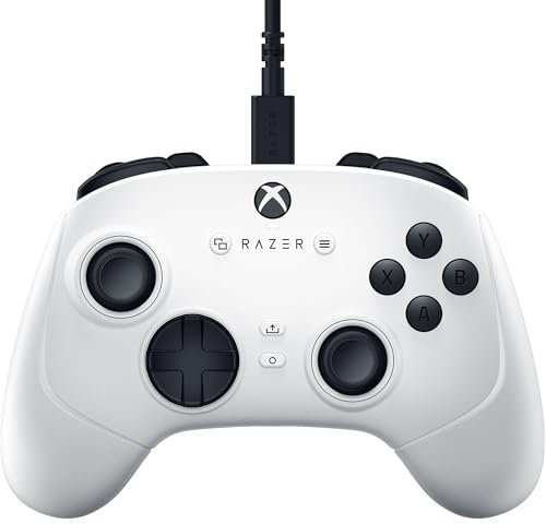 Razer Wolverine V3 Tournament Edition - Wired Esports Controller for Xbox X|S & PC (Mecha Tactile Action Buttons, Pro HyperTriggers, 8-Way D-Pad, 3m USB-C Cable) White