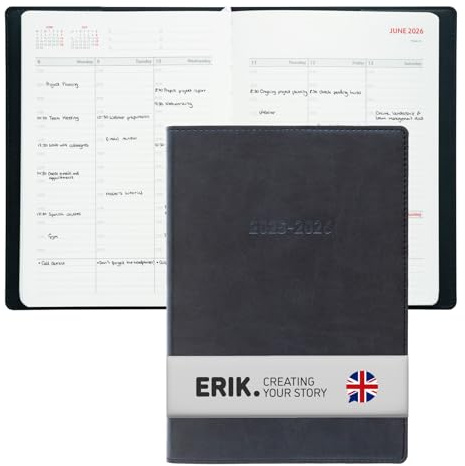 Grupo Erik - Kalender 2025 2026 – auf Französisch – Wochenkalender 2025 2026 A5 – Juli 2025 bis August 2026 – weicher Einband aus Kunstleder