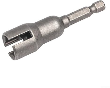 Aprieta las tuercas de ala de manera eficiente utilizando la llave de tuerca de mariposa con una compatibilidad fiable de vástago hexagonal de 6 35 mm