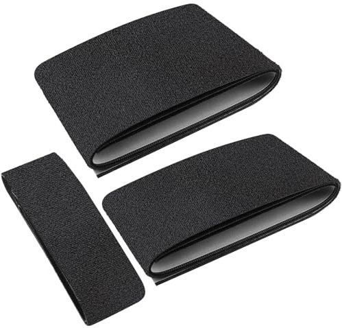 DXLing 3m Gewebe-Reparaturband für Segeltuch 10cm 8cm 5cm Breit Schwarz Flicken zum Aufbügeln Nylon Flausch Wasserdicht Markise Flicken Reparatur Flausch Selbstklebende Bügelflicken für Daunenjacke