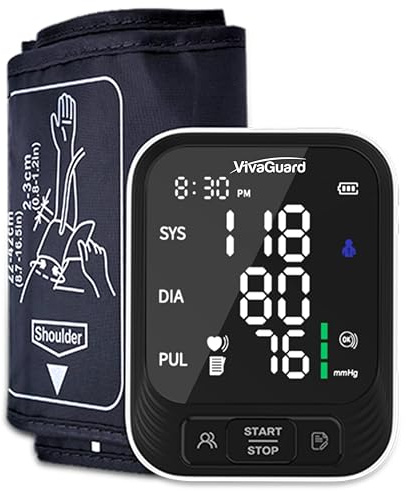 Upper Arm Blood Pressure Monitor for Home Use, FDA-Cleared FSA&HSA Eligible