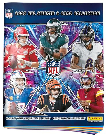 NFL Sticker und Sammelkarten Kollektion 2025 - Starter Pack
