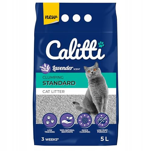Calitti Standard Lavender Bentonit Katzenkies Lavendel 5L