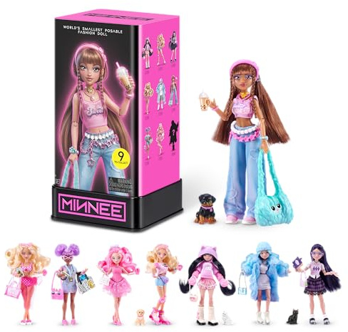 STARBOX MINNEE Fashion Doll Blind Box | Surprise fashion-doll unboxing; 16 points of articulation; collect all 9; dress-up & pretend play; ultra-rare to find