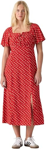 Levi's Damen Midikleid Amara Column mit Flatterärmeln, Slim Fit