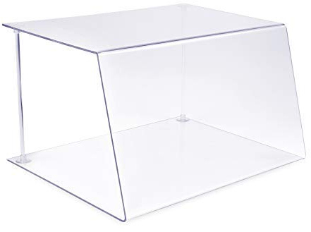 Trofecto Spuckschutz Thekenaufsatz Typ 1 [80x30x40cm, Stärke 5mm] | Vitrine aus hochwertigem & robustem PETG Acrylglas – Effektiver Schutz für Gastronomie & Einzelhandel – Made in Germany