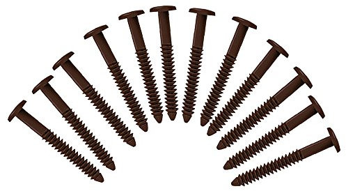 Confezione da 12 ganci per otturatore in vinile per installazione di persiane decorative in vinile