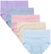 INNERSY Taillenslip Damen Baumwolle High Waist Unterhosen Frauen Slips Mehrpack Pantys 5er Pack (XXL, Früher Sommer)