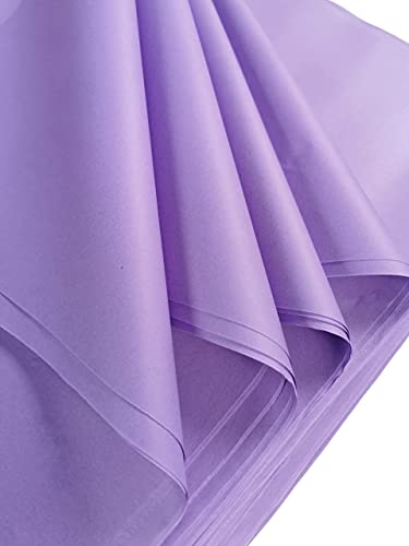 Lilac Tissue Paper 25 Large Sheets, Acid Free Art Paper, Perfect for Gift Wrap, Storage, Packing, Art & Craft Bulk Pack Archiving Shredding 70 x 50cm Sheet Size
