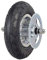 AlveyTech Front Wheel Assembly - Fits Razor Crazy Cart with Drift Bar (Versions 5 and up) Replacement 200x50 Rubber Tire, Inner Tube, Chain Sprocket, Axle, and Rim Parts for Kids Electric Carts