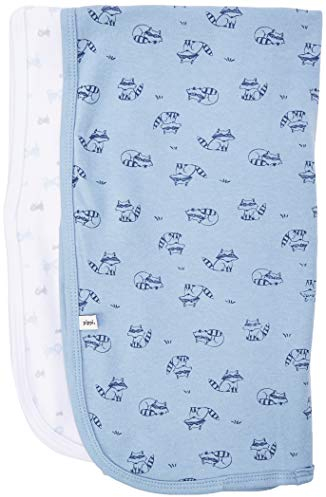 PIPPI Unisex Baby 2er Pack Decke für Wickeln, Spielen und Schutz geeignet Badebekleidungsset, Mehrfarbig (Light Blue 701), (Herstellergröße:70X70)