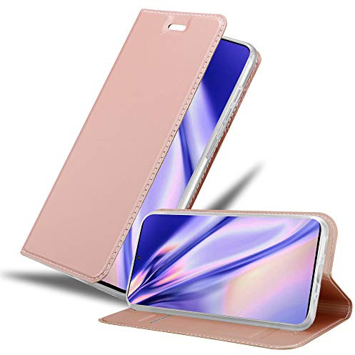 Cadorabo Hülle kompatibel mit Samsung Galaxy S20 aus Premium Kunst Leder Flip Klappbare Stoßfeste Magnetische [Standfunktion] [Kartenfächern] Cover Hülle für Galaxy S20 Tasche in Rosa