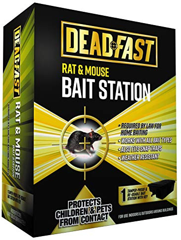 Deadfast Rat & Mouse Bait Station Single