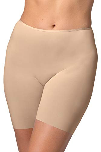 Miss Mary of Sweden – Cool Sensation Radlerhose Damen – Nahtlose, kühlende Unterhose mit langem Bein gegen Reibung an den Oberschenkeln 46 Beige