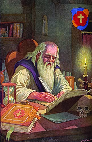 Poster The Rosicrucian Philosopher Freimaurer, 27,9 x 43,2 cm