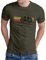 OM3® Retro Bicycle T-Shirt - Herren - Cycling Cyclist Biking Fahrrad Radfahrer - Oliv-SW, S