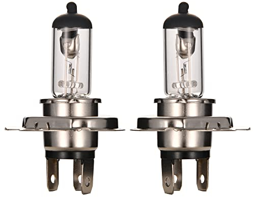 WOOSTAR 12V 35W Motorrad Scheinwerfer H4 Halogen Glühlampe Fernlicht Abblendlicht Ersatz für 50ccm 70ccm 90ccm 110ccm 125ccm 150ccm 200ccm 250ccm Taotao Chinesisch Roller ATV 4 Wheeler Packung mit 2