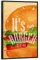 artboxONE Poster mit schwarzem Rahmen 75x50 cm Essen & Trinken Burger Aquarell - Bild Burger Cheddar