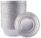 LOYUDEQIU 10.8cm Pie Dish Aluminum Foil Mini Pie Pans 50Pcs - Disposable Foil Pie Dishes Small Pie Tins Pot Pie Tins for Bakeries, Cafes, Restaurants - Durable Mini Tart Pans