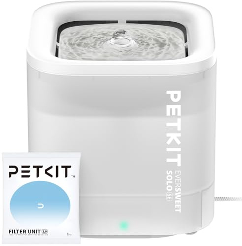 PETKIT Eversweet Solo SE Cat Water Fountain 65oz/1.85L Wireless Pump