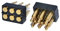 1PCS Stecker Federbelastet Pogo Pin Stecker Zweireihige Oberflächenmontage Höhe 7,0 mm Raster 2,54 mm,SMT,6Pin