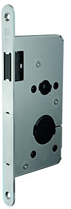 eSCHLOSS eSCH320, elektronisches Einsteckschloss mit Schräg-/Magnetfalle, Panikfunktion, Hotel-/Büromodus, für bis zu 97 RFID-Transponder (Panikfunktion links, Magnetfalle)