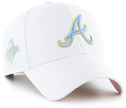 '47 Atlanta Braves White MLB World Series Sure Shot Most Value P. Snapback Cap - One-Size