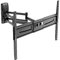 Meliconi Space System DUALMOTION 600 Easy, Soporte de Pared con Doble Brazo y Doble Rotación, Soporte para TV de Pantalla Plana de 40 a 82, Compatible con VESA 300-400-600, Capacidad de 45kg, Negro