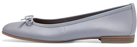 Tamaris Damen Klassische Ballerinas, Frauen Flats,Sommerschuhe,Ballerina-Schuhe,Ballett-Schuhe,Ballet-Flats,flach,Light Blue,38 EU