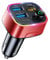 SYNCWIRE Trasmettitore FM Bluetooth 5.3 per Auto, 48W (PD 36W e 12W) Doppio USB di Ricarica Adattatore Auto, Radio Ricevitore Wireless, Display LED, Chiamate in Vivavoce, Supporto unità USB, Rosso
