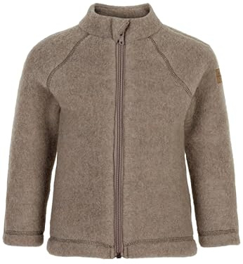 Mikk-line Wollwalk Jacke Baby & Walkjacke Kinder – Wollfleece Jacke Baby & Wolljacke aus Merinowolle – Winterjacke & Übergangsjacke, Oeko-Tex & Kratzfrei