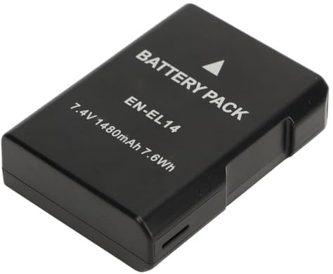 EN EL14 Camera Battery Replacement For Nikon D3100 P7000 D5100 P710, Strong Compatibility, Intelligent Chip with Safety Protection