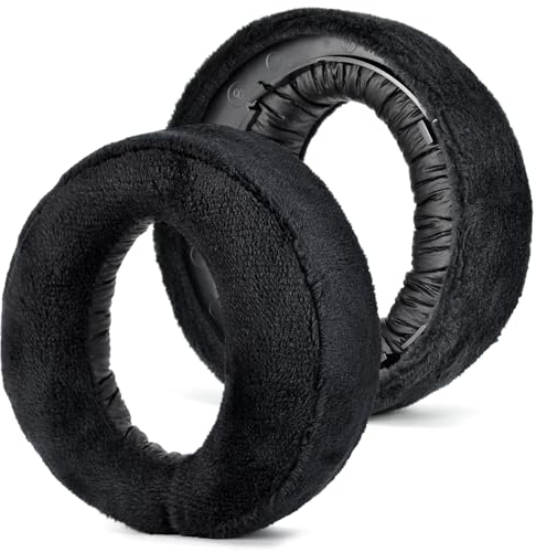 PS5 Cooling Gel Ear Pads Replacement Ear Cushions for Sony PlayStation 5 Pulse 3D PS5 Wireless Headphones, Headset Earpads, Ear Cups Repair Parts (Black Velvet)