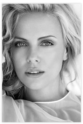 EYEZER Charlize Theron Poster auf Leinwand, Wandkunst, Dekor, Bild, Gemälde für Wohnzimmer, Schlafzimmer, Dekoration, ungerahmt, 30 x 45 cm