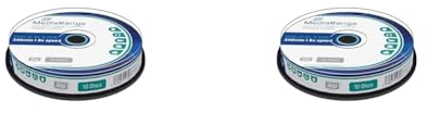 MediaRange DVD+R Double Layer 8.5Gb|240Min 8-fache Schreibgeschwindigkeit, 10er Cakebox (Packung mit 2)