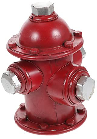 BESPORTBLE Retro-feuerhydranten Sterben Dog Pee Post Feuerwehr Blumentopf Hydrant Blumentopf Feuerwehr Deko Wohnung Hydrant Garten Statue Hund Hydranten Spielzeug Ornamente Eisen Groß