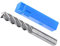 CoCud 4-Flute Spiral End Mill Bits, 10mm Diameter 45mm Length, High Speed Steel Straight Milling Cutter with Storage Case- (Applications: for Plywood Hardwood Plastic),