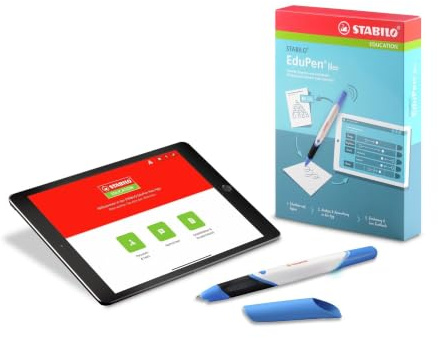 STABILO - Smarter Stift mit App für Kinder - EduPen Neo | Ab der Vorschule zum Schreiben Lernen - Stift für Tablet - Schreiben auf Papier - Schreiblernstift