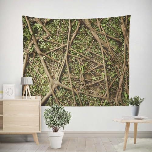 EHOMERY Wandteppich Orient Wanddekoration Ornament Wurzel Wandteppich Für Männer Wanddecke Dekoration Wohnzimmer Schlafzimmer Wandbehang Dekoration 200x150cm
