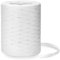 KINGLAKE 200M Bast Band,Naturbast Papierband, Bast Raffia Natur papierschnur, Packschnur für Handwerkliche Dekoration, Geschenkverpackung, Hochzeit, Valentinstag, Weben-Weiß