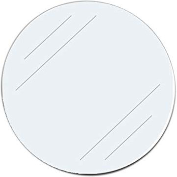 Klebeetiketten selbstklebend | Transparent | Durchmesser & Menge wählbar | Einseitige Klebepunkte/Ø 30 mm, 100 Stck.