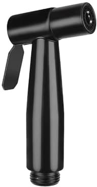 Pulvérisateur de Bidet à Main,Pulvérisateur à Bidet Manuel Pulvérisateur de Toilette pour Bidet Robinet de Douchette Douchette à Main pour Toilettes pour Hygiène Salle Bain Nettoyage G1/2 pouce Noir