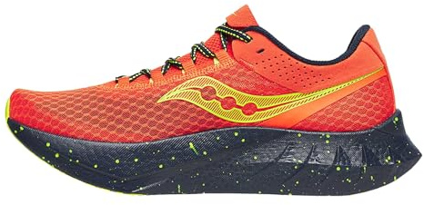 Saucony Endorphin Pro 4 Herren-Sneaker, Pepper/Navy, 8.5