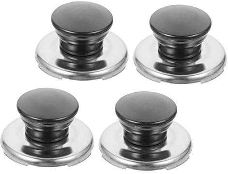 COLLBATH 4 Stück Edelstahl Kochgeschirr Ersatzknopf Isolierdeckelgriff Für Wasserkessel Teekessel-abdeckknopf Kompakt Einfache Installation