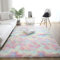 Nyescasa Hochflor Teppich Langflor Wohnzimmer Modern Flauschig Rechteckig Teppich für Wohnzimmer Kinderzimmer Schlafzimmer Flur Läufer Regenbogen Shaggy 120x160cm Dickere Ausführung