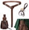 NZZVNZ Mittelalter Geprägter O-Ring-Gürtel, Mittelalter Accessoires Set, Mittelalter Gürteltasche, Vintage Renaissance Ritter Deko, Zaubertrank Flasche mit Gürtelschlaufe für Halloween Cosplay