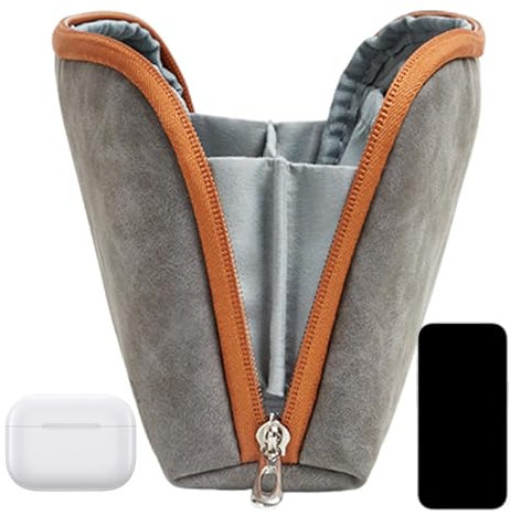 Digital Accessories Storage Bag, Travel Cable Organizer, Charging Bank Travel Pouch, Mobile Phone Organizer Bag, Earphone Storage Pouch, Compact Travel Gadget Bag, Bank Travel Pouch For Earphone