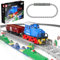 Mould King 12038 Klemmbausteine Zug Ferngesteuerte Bausteine Diesellokomotive mit Schienen Locomotive Eisenbahn Elektrisch Geschenk für Erwachsene und Jugendliche(1117 Teile)