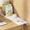 Metal Kitchen Refrigerator Gap Partition Countertop Gap Extension Board, Refrigerator Side Partition,Gap cover between countertop and refrigerator, No Drill (White, 7.87 * 3.93inch)