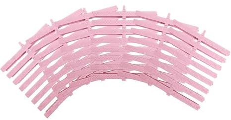 XPLKQXE Dalles De Terrasse Emboîtables en Plastique 18 X 19 X 2,5 Cm, Tapis De Drainage Antidérapant, Dalles Terrasse pour Véranda, Bord Piscine, Balcon, Jardin(Rose,18x19x2.5cm-12pcs)